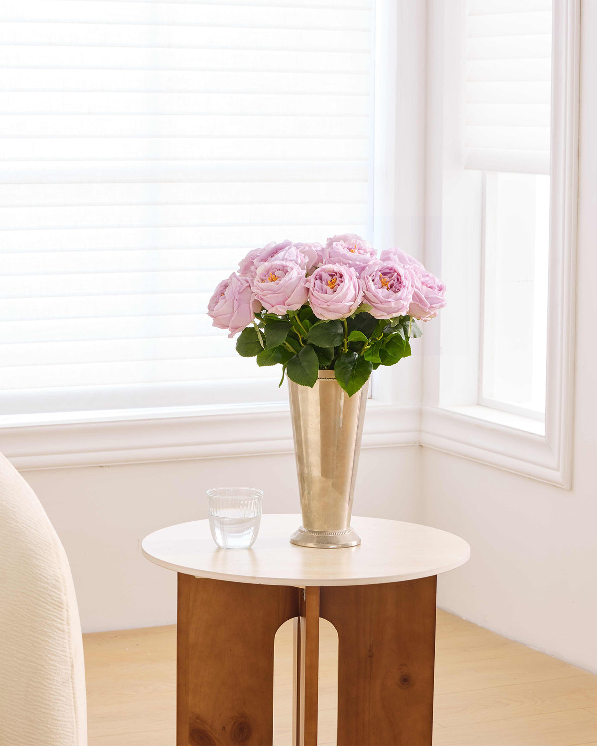 MoSchein Pale purple rose home living room decor scene