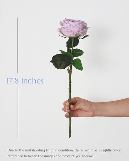 MoSchein_light_purple_artificial_rose_single_stem_fake_flower_for_vase_decor